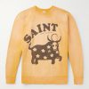 Distressed Printed Cotton-Jersey Sweatshirt Distressed Printed Cotton-Jersey Sweatshirt