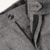 Slim-Fit Straight-Leg Houndstooth Wool and Cashmere-Blend Suit Trousers - E1