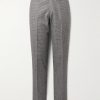 Slim-Fit Straight-Leg Houndstooth Wool and Cashmere-Blend Suit Trousers