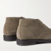 Andrew Split-Toe Shearling-Lined Waxed-Suede Chukka Boots - BK Andrew Split-Toe Shearling-Lined Waxed-Suede Chukka Boots - BK