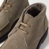 Andrew Split-Toe Shearling-Lined Waxed-Suede Chukka Boots - CU Andrew Split-Toe Shearling-Lined Waxed-Suede Chukka Boots - CU