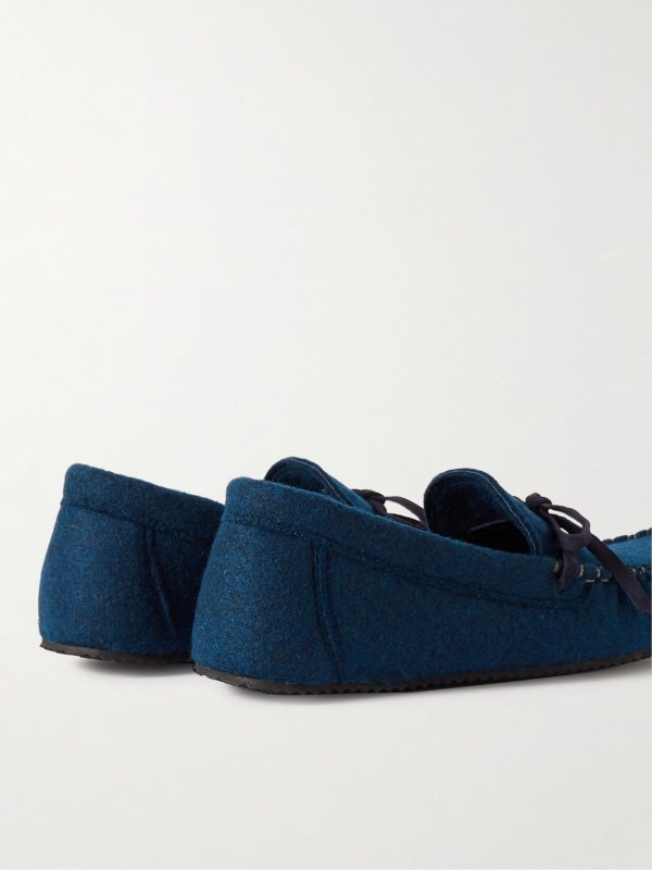Recycled-Felt Slippers - BK Recycled-Felt Slippers - BK