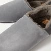 Babouche Shearling-Lined Suede Slippers - CU Babouche Shearling-Lined Suede Slippers - CU