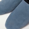 Babouche Shearling-Lined Suede Slippers - CU Babouche Shearling-Lined Suede Slippers - CU