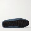 Babouche Shearling-Lined Suede Slippers - E1 Babouche Shearling-Lined Suede Slippers - E1