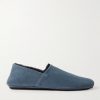 Babouche Shearling-Lined Suede Slippers Babouche Shearling-Lined Suede Slippers