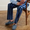 Babouche Shearling-Lined Suede Slippers - OU Babouche Shearling-Lined Suede Slippers - OU