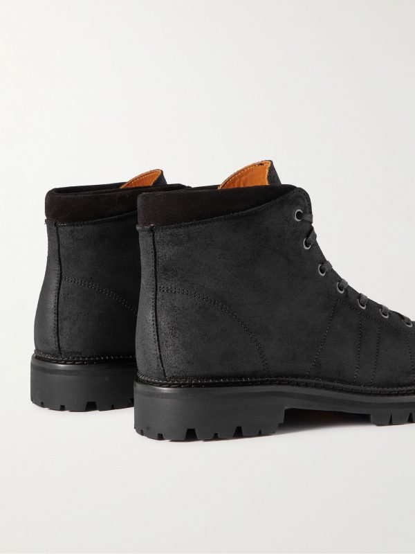 Jacques Chore Waxed-Suede Boots - BK