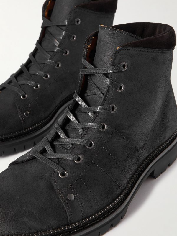 Jacques Chore Waxed-Suede Boots - CU