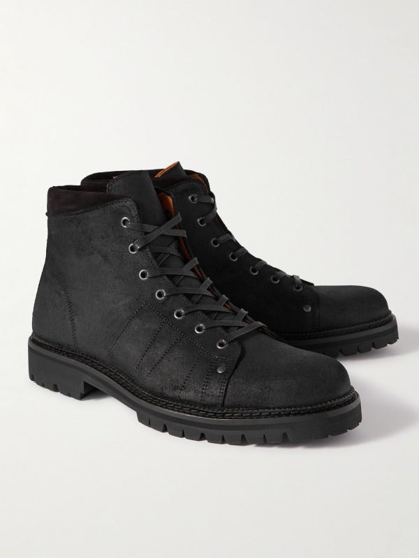 Jacques Chore Waxed-Suede Boots - FR