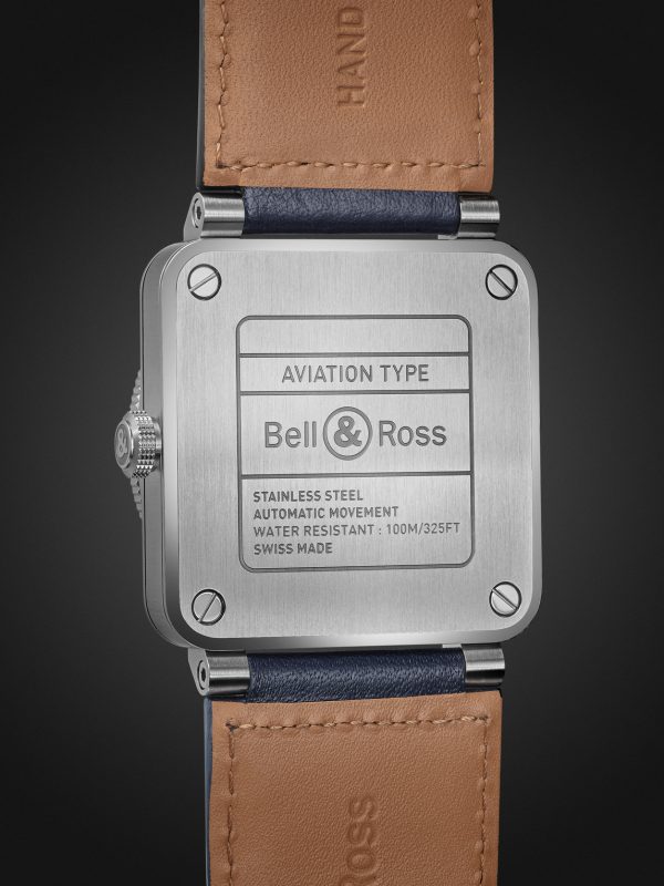 BR 03-93 GMT BLUE Automatic 42mm Stainless Steel and Leather Watch, Ref. No. BR0393-BLU-ST/SCA - BK BR 03-93 GMT BLUE Automatic 42mm Stainless Steel and Leather Watch, Ref. No. BR0393-BLU-ST/SCA - BK