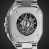BR 05 Automatic 41mm Stainless Steel Watch, Ref. No. BR05G-PB-ST/SST - BK