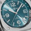 BR 05 Automatic 41mm Stainless Steel Watch, Ref. No. BR05G-PB-ST/SST - CU