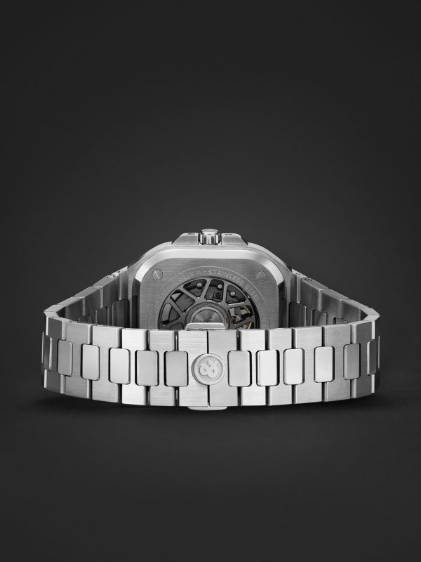 BR 05 Automatic 41mm Stainless Steel Watch, Ref. No. BR05G-PB-ST/SST - E2