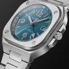 BR 05 Automatic 41mm Stainless Steel Watch, Ref. No. BR05G-PB-ST/SST - FR