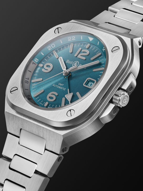 BR 05 Automatic 41mm Stainless Steel Watch, Ref. No. BR05G-PB-ST/SST - FR