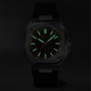 BR 05 Skeleton Gold Automatic 40mm Stainless Steel and Rubber Watch, Ref. No. BR05A-CH-SKST/SRB - E5