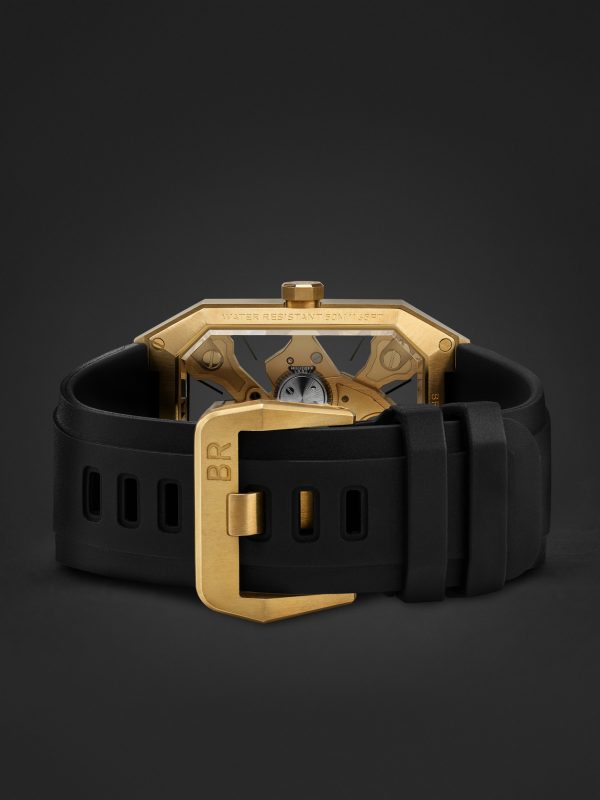 BR 01 Cyber Skull Limited Edition Hand-Wound 45mm Bronze and Rubber Watch, Ref. No. BR01-CSK-BR - E2 BR 01 Cyber Skull Limited Edition Hand-Wound 45mm Bronze and Rubber Watch, Ref. No. BR01-CSK-BR - E2
