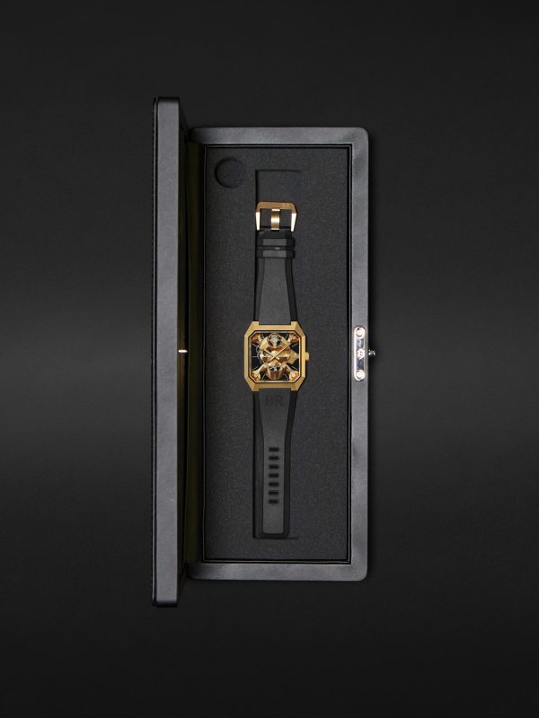 BR 01 Cyber Skull Limited Edition Hand-Wound 45mm Bronze and Rubber Watch, Ref. No. BR01-CSK-BR - E3 BR 01 Cyber Skull Limited Edition Hand-Wound 45mm Bronze and Rubber Watch, Ref. No. BR01-CSK-BR - E3
