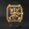 BR 01 Cyber Skull Limited Edition Hand-Wound 45mm Bronze and Rubber Watch, Ref. No. BR01-CSK-BR BR 01 Cyber Skull Limited Edition Hand-Wound 45mm Bronze and Rubber Watch, Ref. No. BR01-CSK-BR