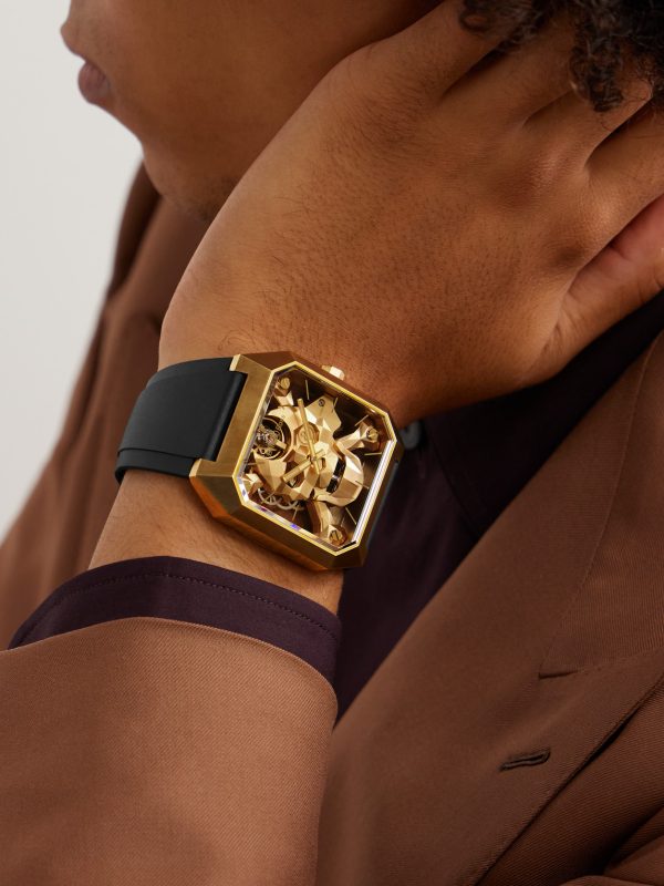 BR 01 Cyber Skull Limited Edition Hand-Wound 45mm Bronze and Rubber Watch, Ref. No. BR01-CSK-BR - OU BR 01 Cyber Skull Limited Edition Hand-Wound 45mm Bronze and Rubber Watch, Ref. No. BR01-CSK-BR - OU