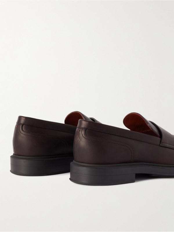 Travis Leather Penny Loafers - BK Travis Leather Penny Loafers - BK