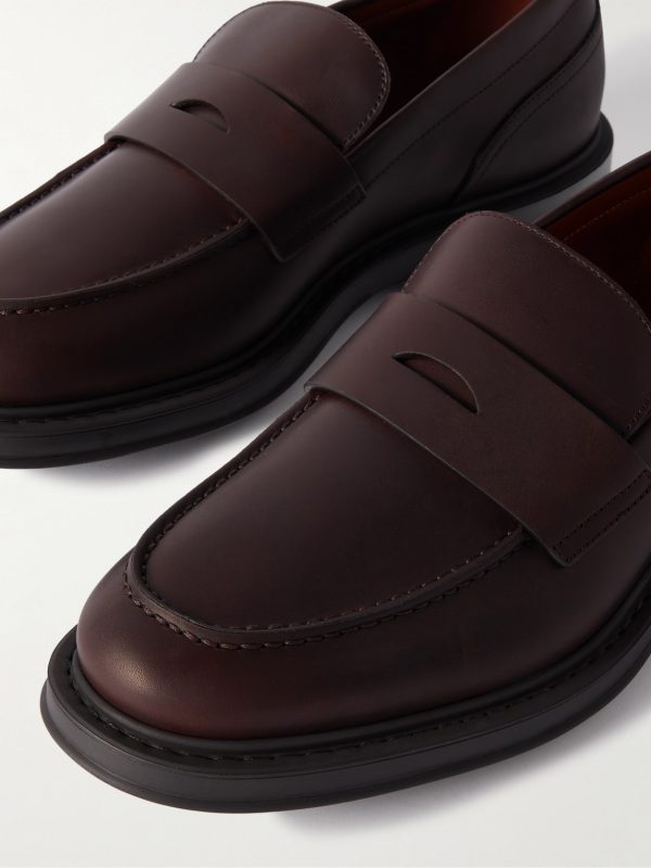 Travis Leather Penny Loafers - CU Travis Leather Penny Loafers - CU