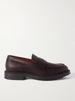 Travis Leather Penny Loafers