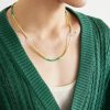 Mini Rizon 18-Karat Gold, Diamond and Beaded Necklace - FR Mini Rizon 18-Karat Gold, Diamond and Beaded Necklace - FR