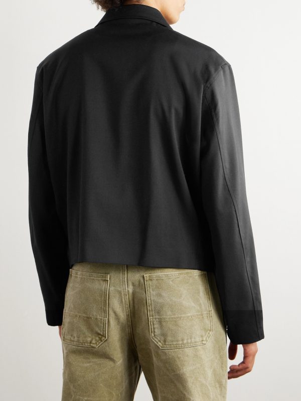 Wool-Twill Blouson Jacket - BK