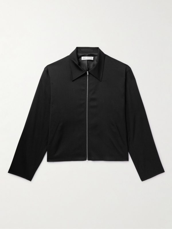 Wool-Twill Blouson Jacket