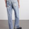 Third Cut Straight-Leg Printed Jeans - BK