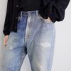Third Cut Straight-Leg Printed Jeans - CU