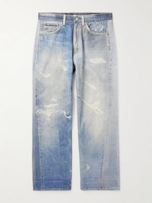 Third Cut Straight-Leg Printed Jeans Third Cut Straight-Leg Printed Jeans