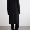 Whale Double-Breasted Mohair-Blend Coat - BK Whale Double-Breasted Mohair-Blend Coat - BK