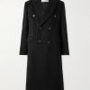 Whale Double-Breasted Mohair-Blend Coat Whale Double-Breasted Mohair-Blend Coat