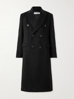 Whale Double-Breasted Mohair-Blend Coat Whale Double-Breasted Mohair-Blend Coat