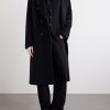Whale Double-Breasted Mohair-Blend Coat - OU Whale Double-Breasted Mohair-Blend Coat - OU