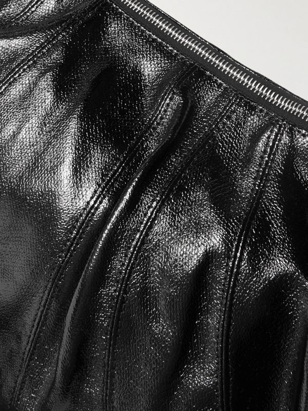 Croissant Large Coated-Cotton Messenger Bag - CU