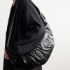 Croissant Large Coated-Cotton Messenger Bag - OU