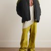 Calf Hair-Trimmed Cotton-Canvas Down Jacket - OU Calf Hair-Trimmed Cotton-Canvas Down Jacket - OU