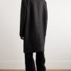 Jumbo Mélange Wool-Felt Coat - BK Jumbo Mélange Wool-Felt Coat - BK