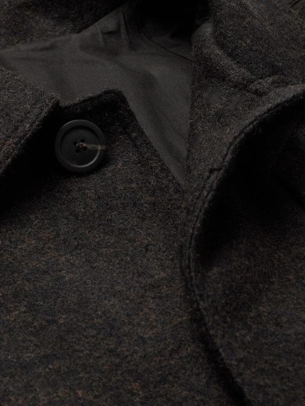 Jumbo Mélange Wool-Felt Coat - CU Jumbo Mélange Wool-Felt Coat - CU