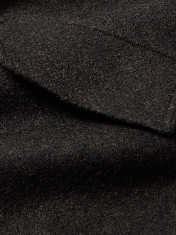 Jumbo Mélange Wool-Felt Coat - E1 Jumbo Mélange Wool-Felt Coat - E1