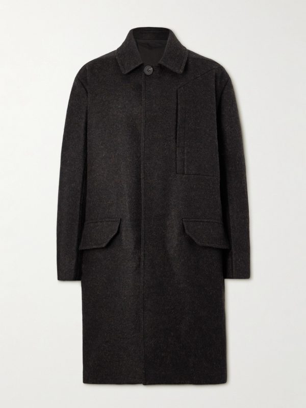 Jumbo Mélange Wool-Felt Coat Jumbo Mélange Wool-Felt Coat