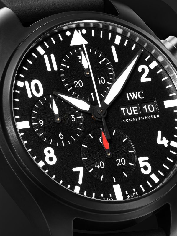 Pilot's Watch Automatic Chronograph 41mm Ceramic and Rubber Watch, Ref. No. IW389401 - CU Pilot's Watch Automatic Chronograph 41mm Ceramic and Rubber Watch, Ref. No. IW389401 - CU