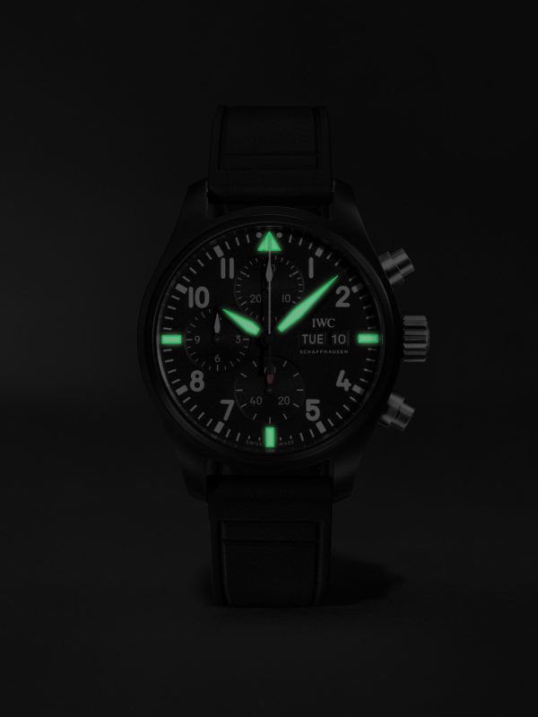 Pilot's Watch Automatic Chronograph 41mm Ceramic and Rubber Watch, Ref. No. IW389401 - E5 Pilot's Watch Automatic Chronograph 41mm Ceramic and Rubber Watch, Ref. No. IW389401 - E5