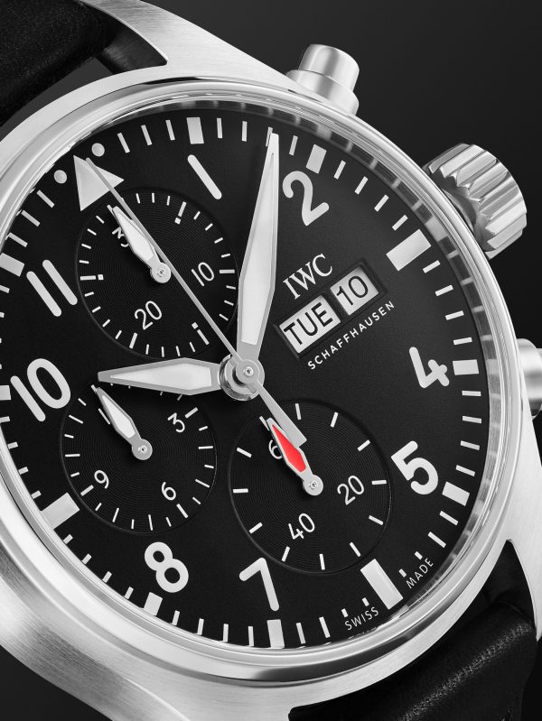 Pilot's Automatic Chronograph 41mm Stainless Steel and Leather Watch, Ref. No. IW388111 - CU Pilot's Automatic Chronograph 41mm Stainless Steel and Leather Watch, Ref. No. IW388111 - CU