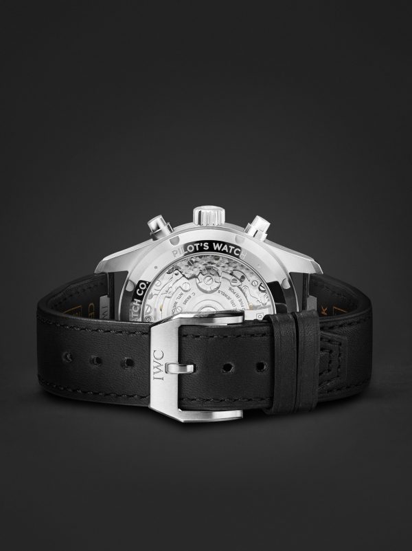 Pilot's Automatic Chronograph 41mm Stainless Steel and Leather Watch, Ref. No. IW388111 - E2 Pilot's Automatic Chronograph 41mm Stainless Steel and Leather Watch, Ref. No. IW388111 - E2