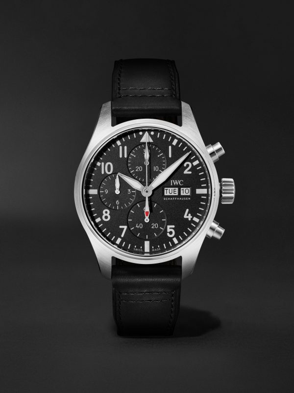 Pilot's Automatic Chronograph 41mm Stainless Steel and Leather Watch, Ref. No. IW388111 Pilot's Automatic Chronograph 41mm Stainless Steel and Leather Watch, Ref. No. IW388111